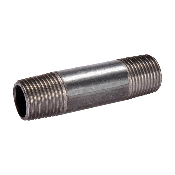 STZ Industries 4 in. MIP each X 4 in. D Black Steel 4 in. L Nipple